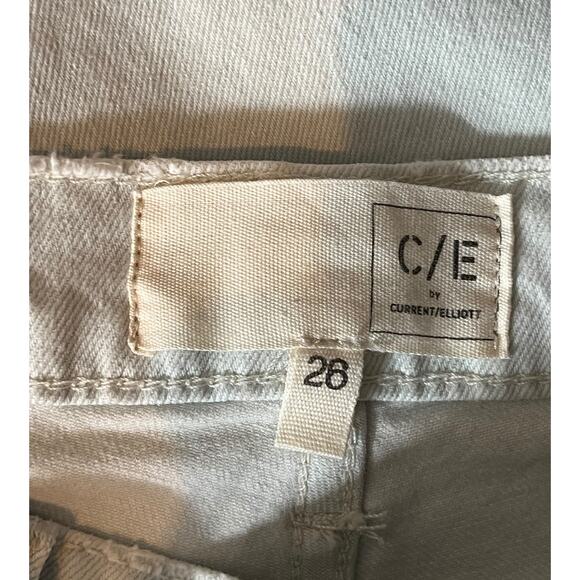 C/E by Current Elliott jeans relaxed cuffed boyfriend light blue size 26 - Picture 6 of 8